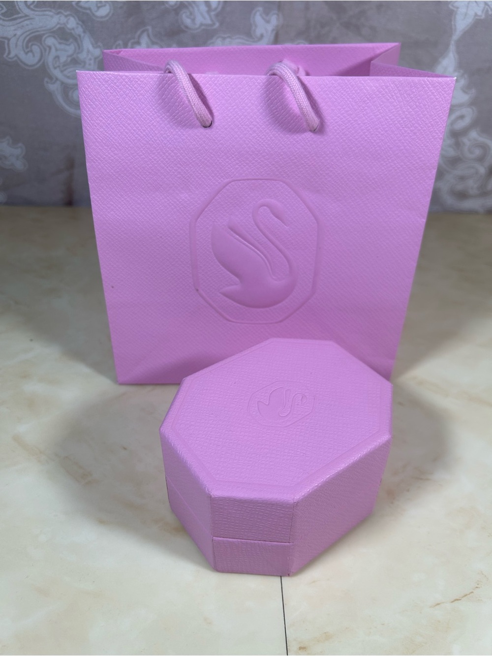 Swarovski Empty Box and Paper Bag